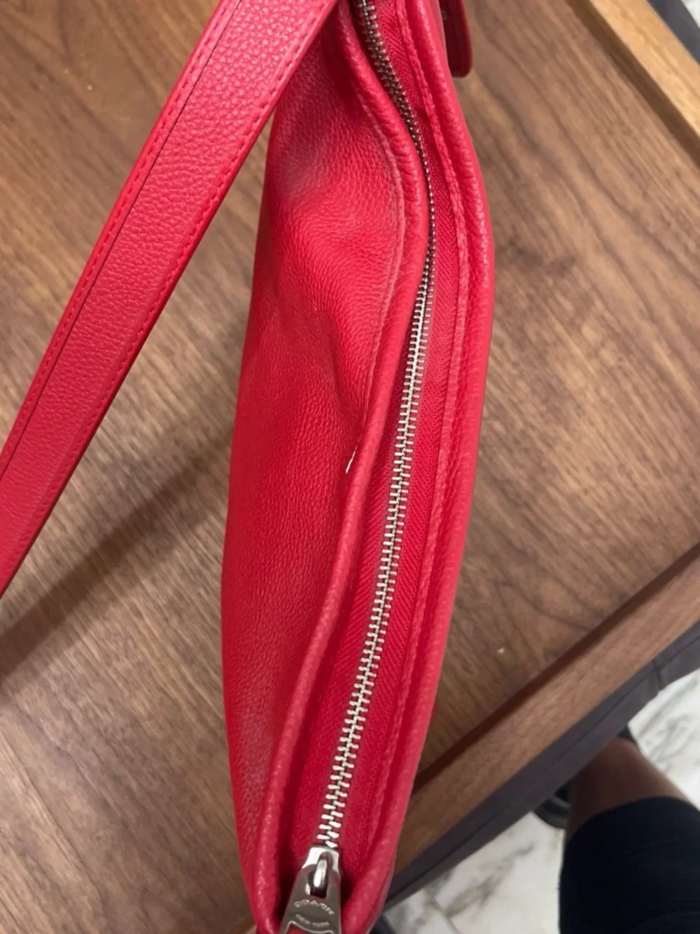 Coach pebbled leather